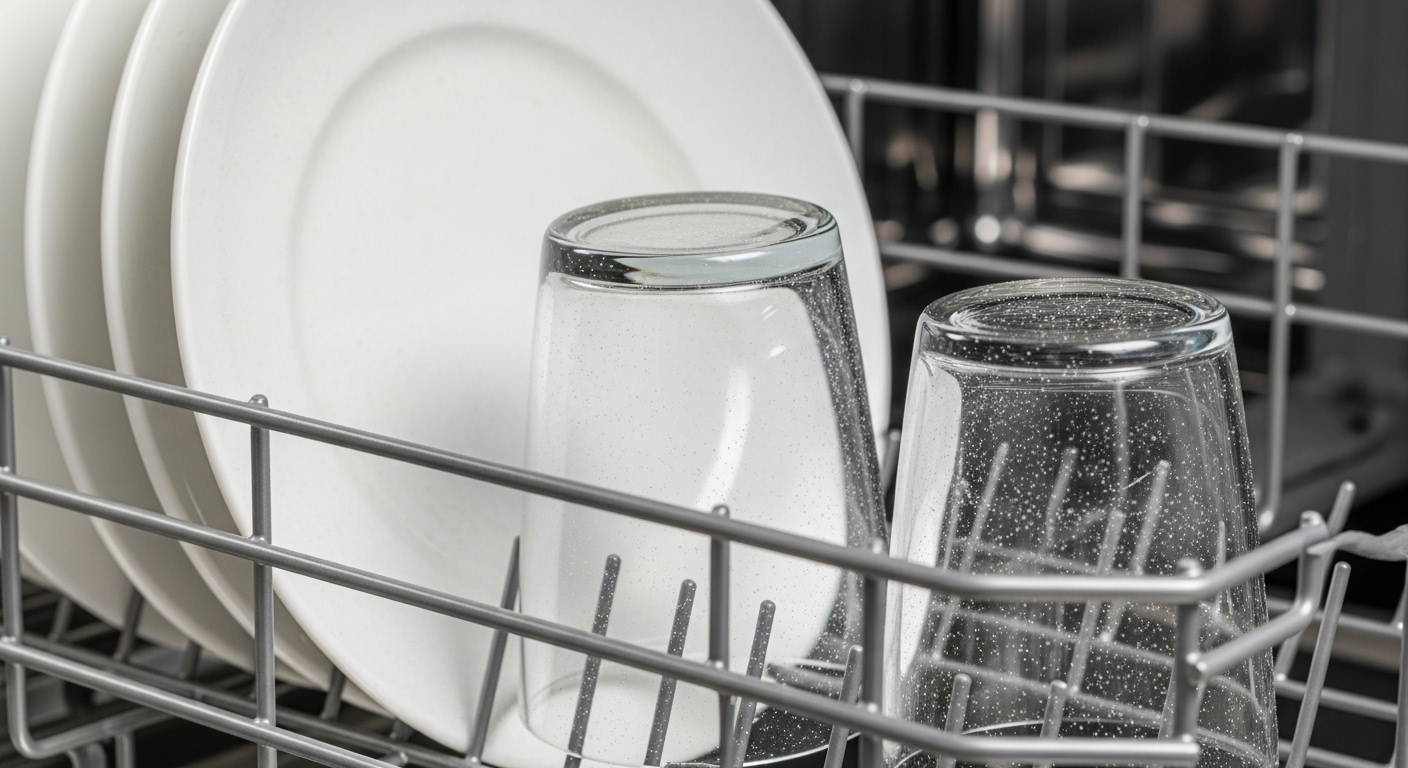 What to Do When Your Dishwasher Leaves Everything Covered in Gritty Sand-Like Residue