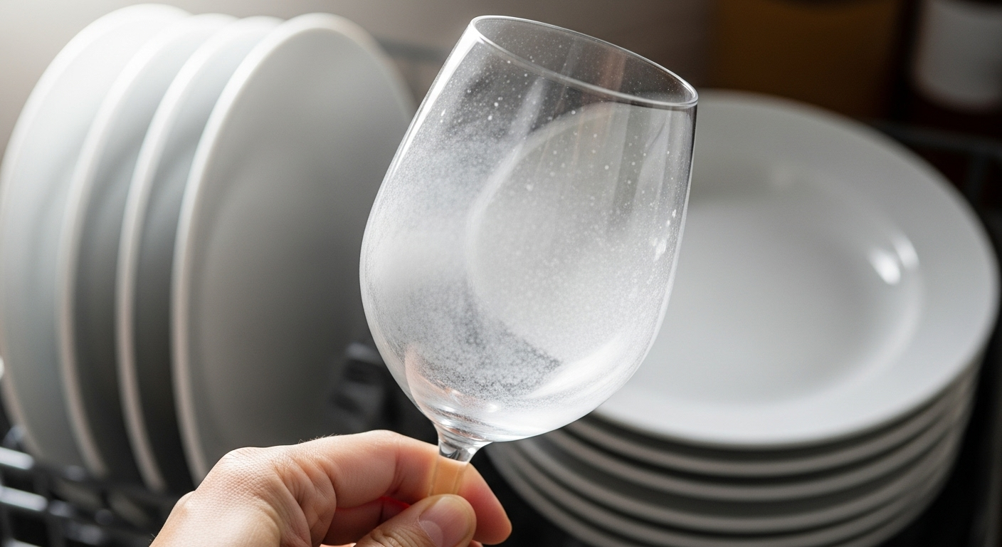 Why Your Dishwasher Leaves White Residue and Film on Dishes (And How to Fix It)