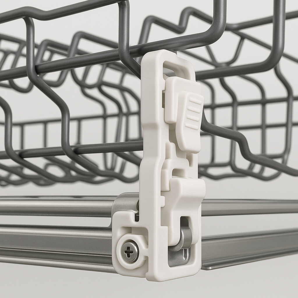 Adjusting the upper basket height