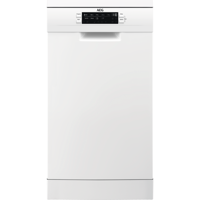 AEG FFB62417ZW Slimline Dishwasher - White