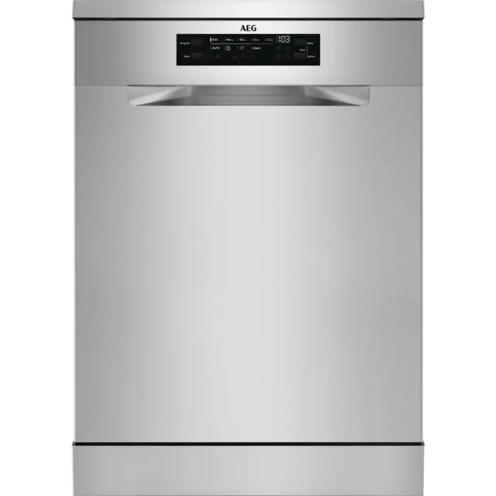 AEG FFB73727PM Freestanding Dishwasher - Stainless Steel