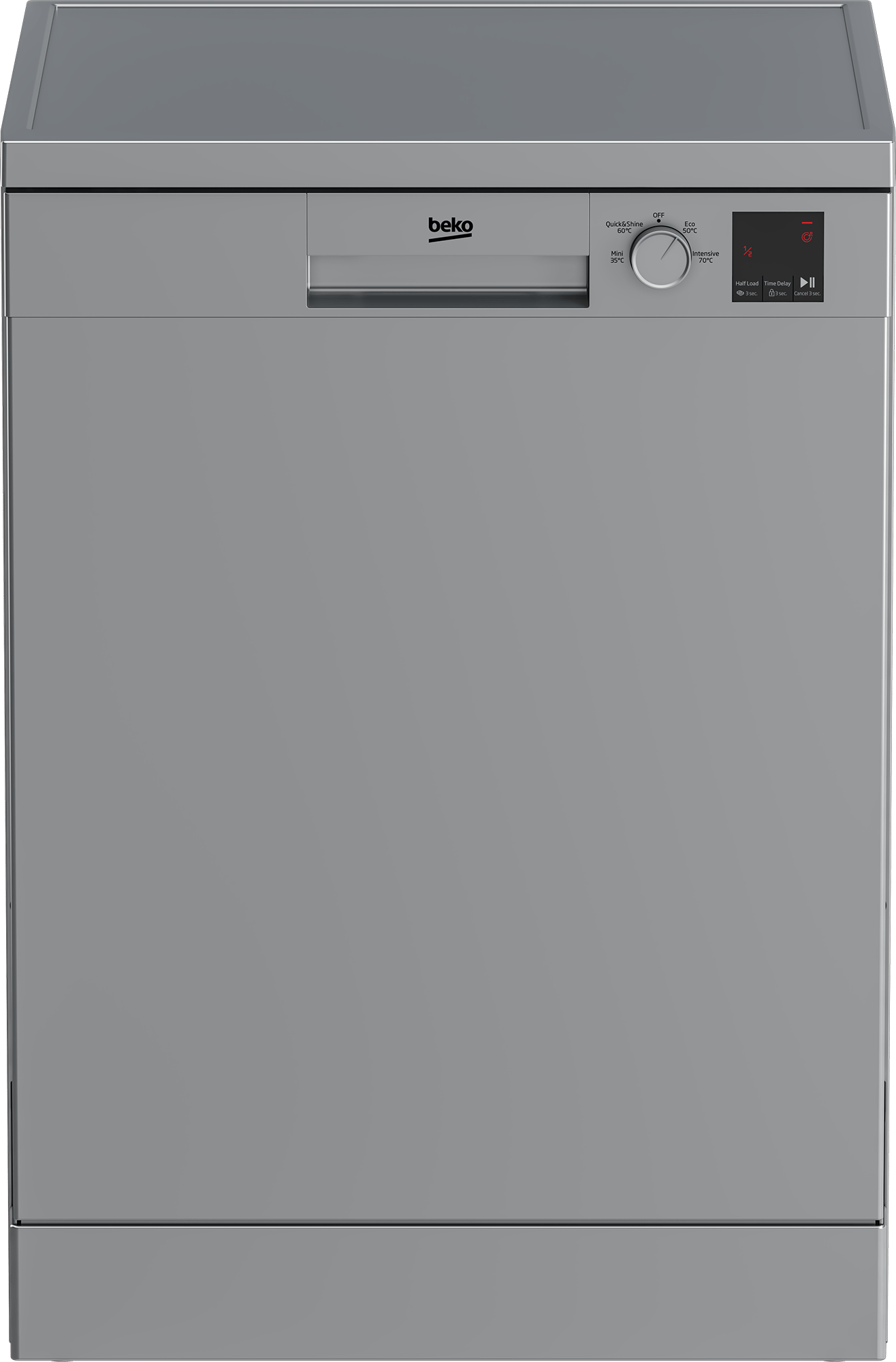 Beko DVN04320S Freestanding Dishwasher - Silver