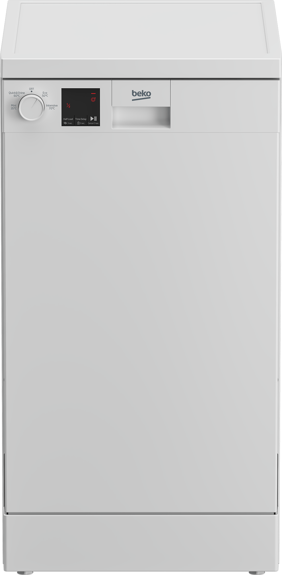 Beko DVS04X20W Slimline Dishwasher - White