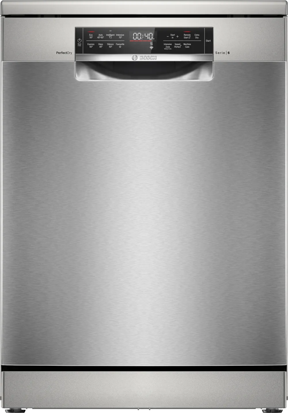 Bosch SMS6TCI02G Freestanding Dishwasher - Silver Inox