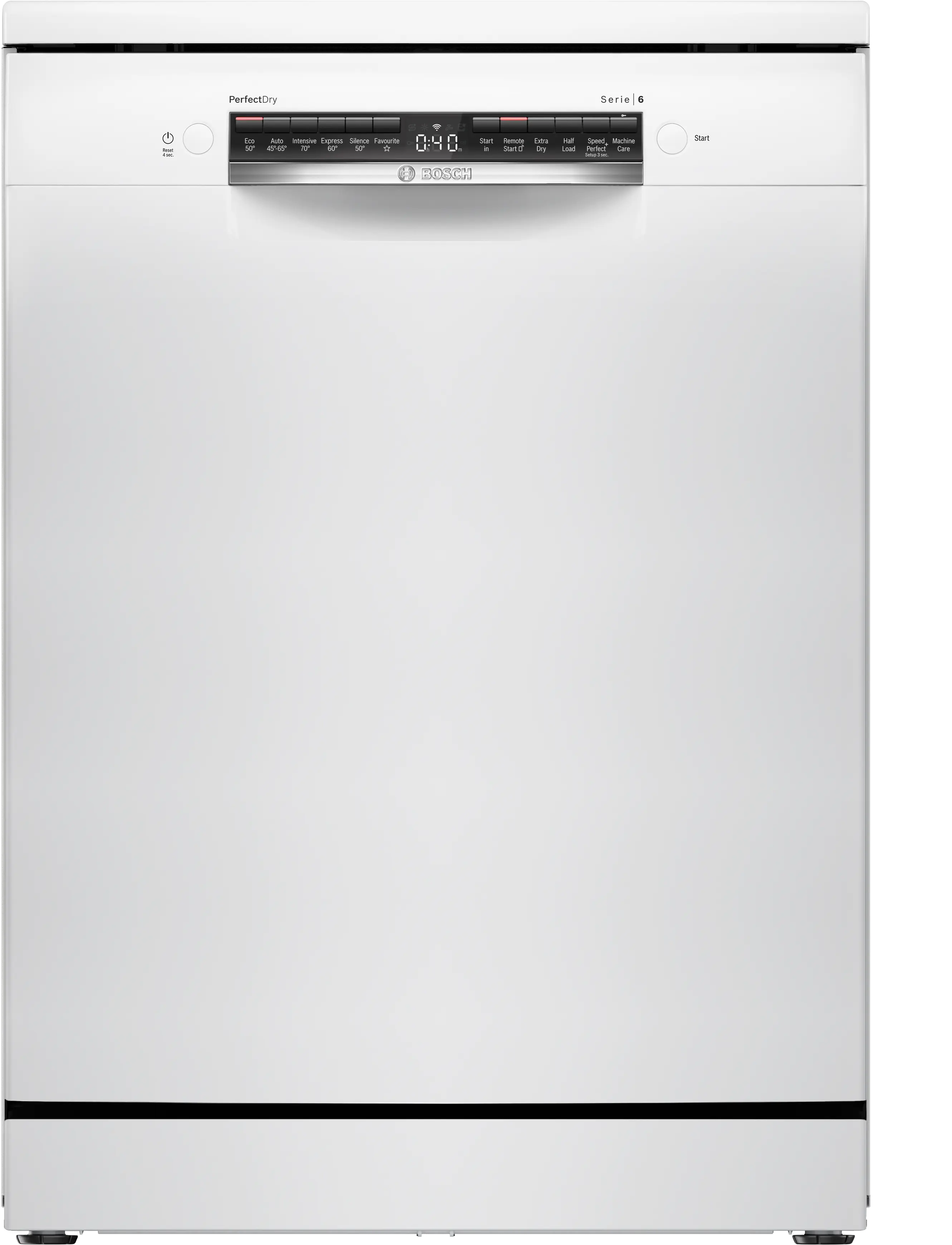 Bosch SMS6ZCW10G Series 6 Freestanding Dishwasher - White