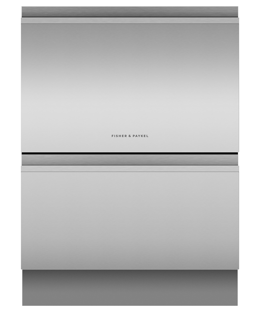 Fisher & Paykel DD60D4HNX9 Series 9 Contemporary Double DishDrawer Freestanding Dishwasher - Stainless Steel