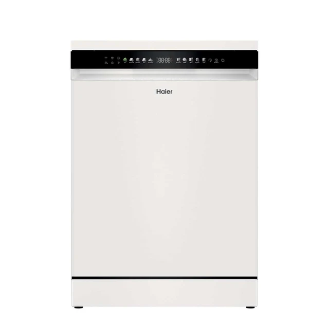 Haier XF-6C4F1W-80 I-Pro Shine Series 3 Freestanding Dishwasher - White
