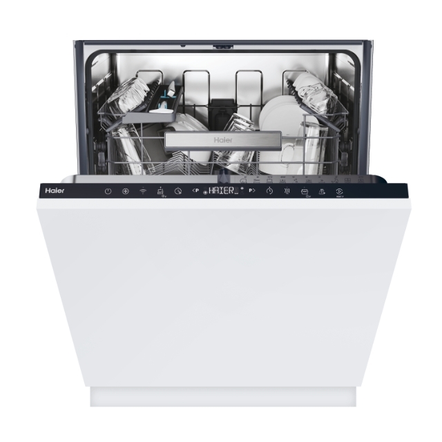 Haier XI-4C4S0SB-80 Freestanding Dishwasher - Black