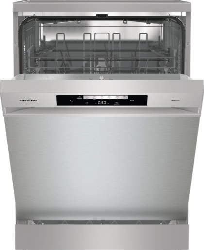 Hisense HS642D90XUK Freestanding Dishwasher - Stainless Steel