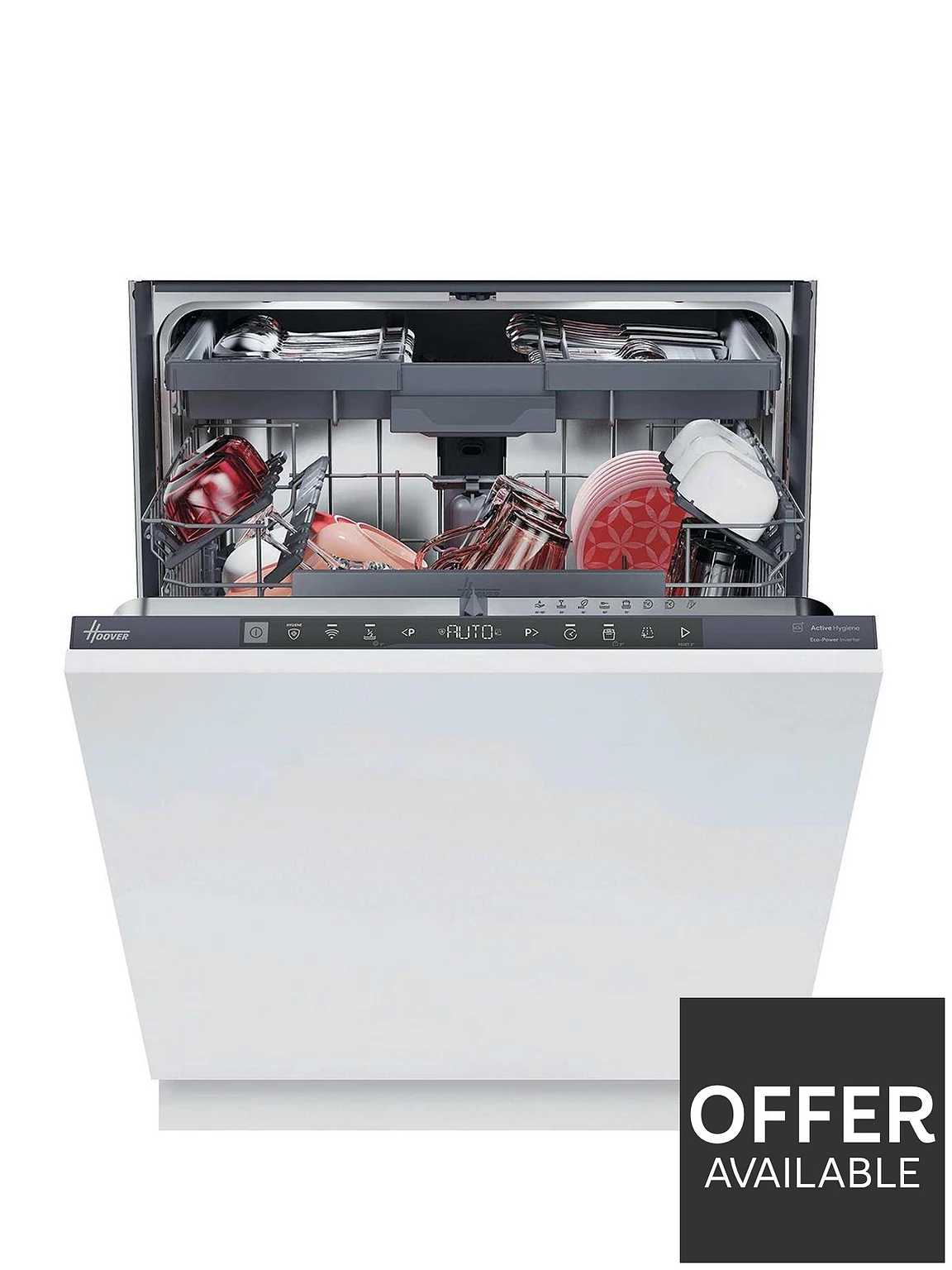 Hoover HI-6B2F3STA-80 Integrated Dishwasher
