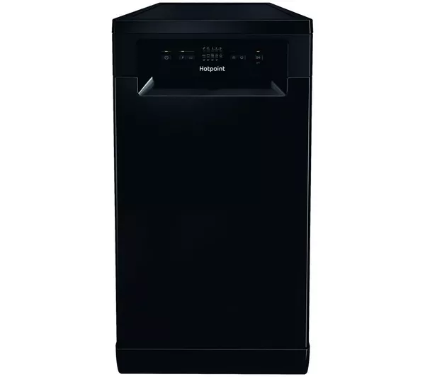 Hotpoint HP2FD10CS90BUK Freestanding Slimline Dishwasher - Black