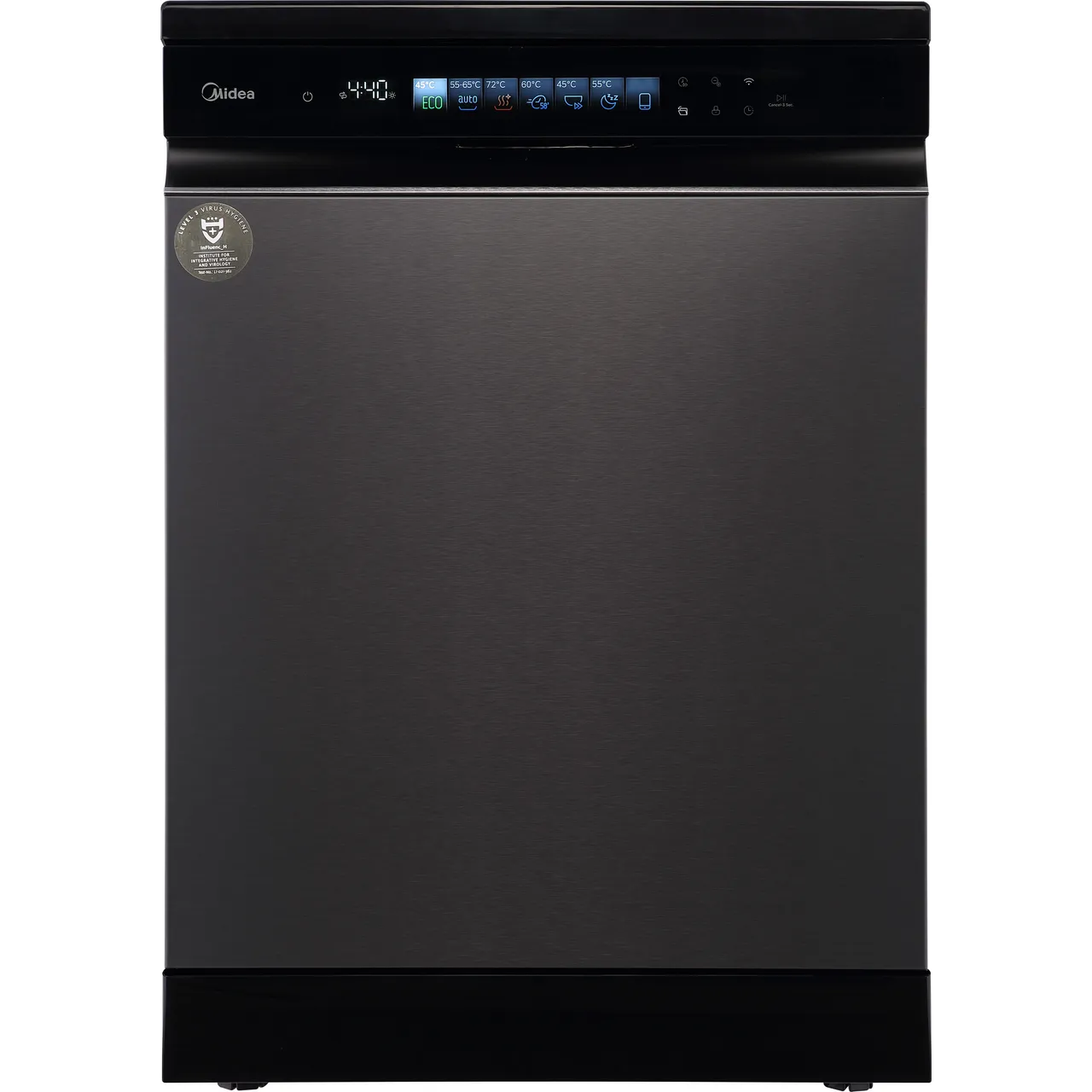 Midea MDWEF1433GB-WG-UK Freestanding Dishwasher - Graphite