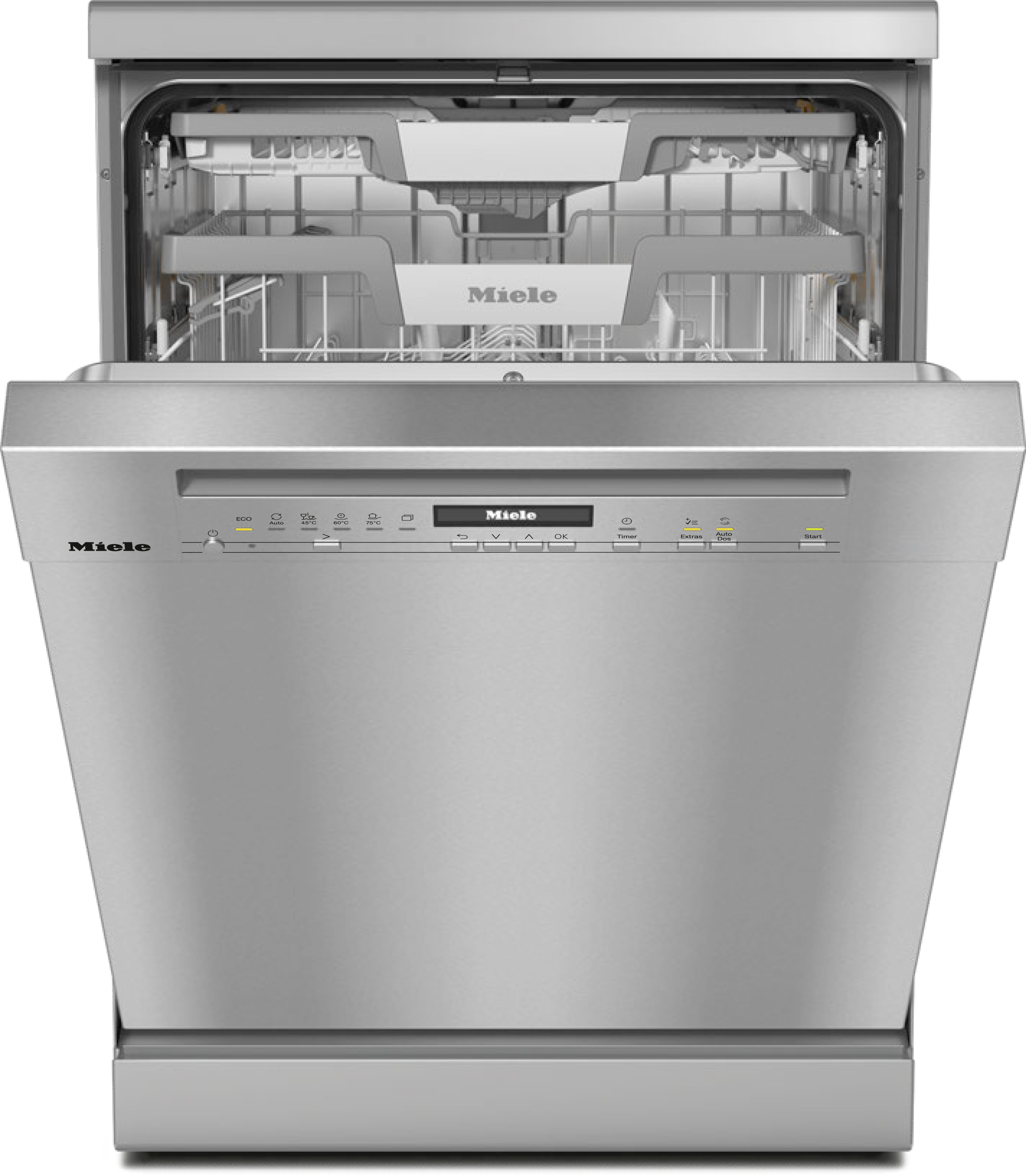 Miele G 7040 SC CLST Freestanding Dishwasher - CleanSteel
