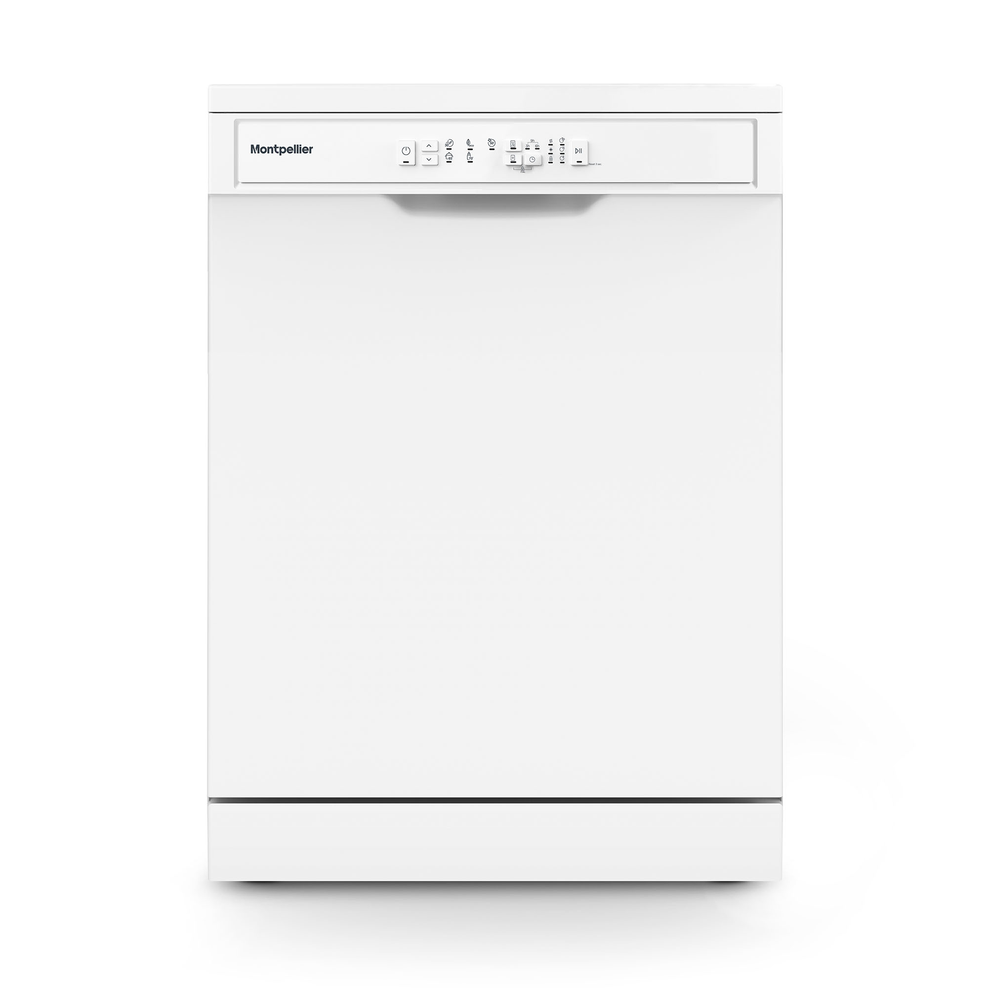Montpellier MDWD1354W Freestanding Dishwasher - White