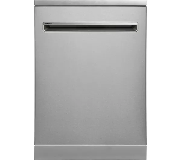 Sharp QW-S33F47E3I-EN Freestanding Dishwasher - Stainless Steel
