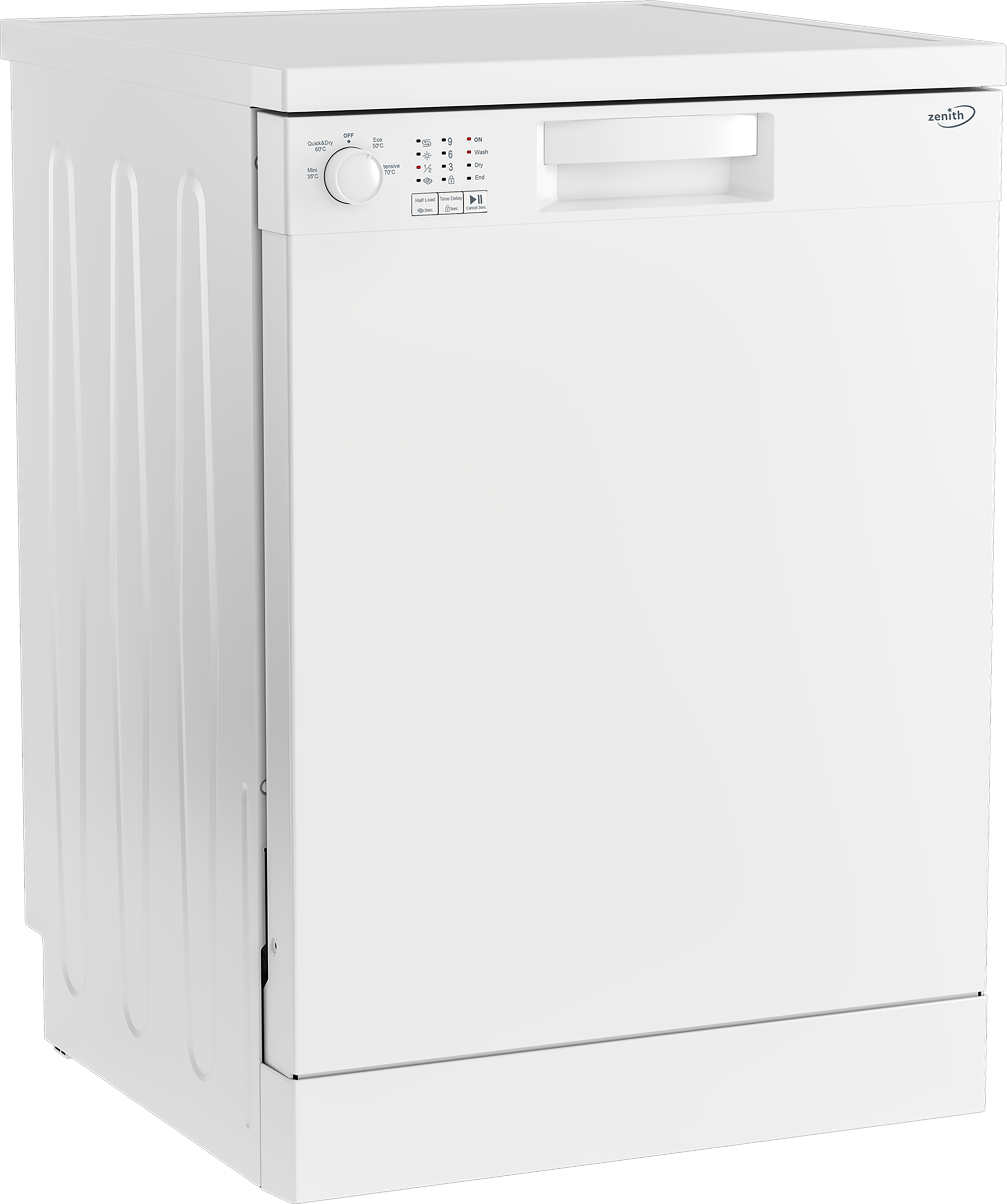 Zenith ZDW601 Freestanding Dishwasher - White